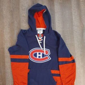 CCM Montreal Canadiens Retro Laced Jersey Hoodie Small